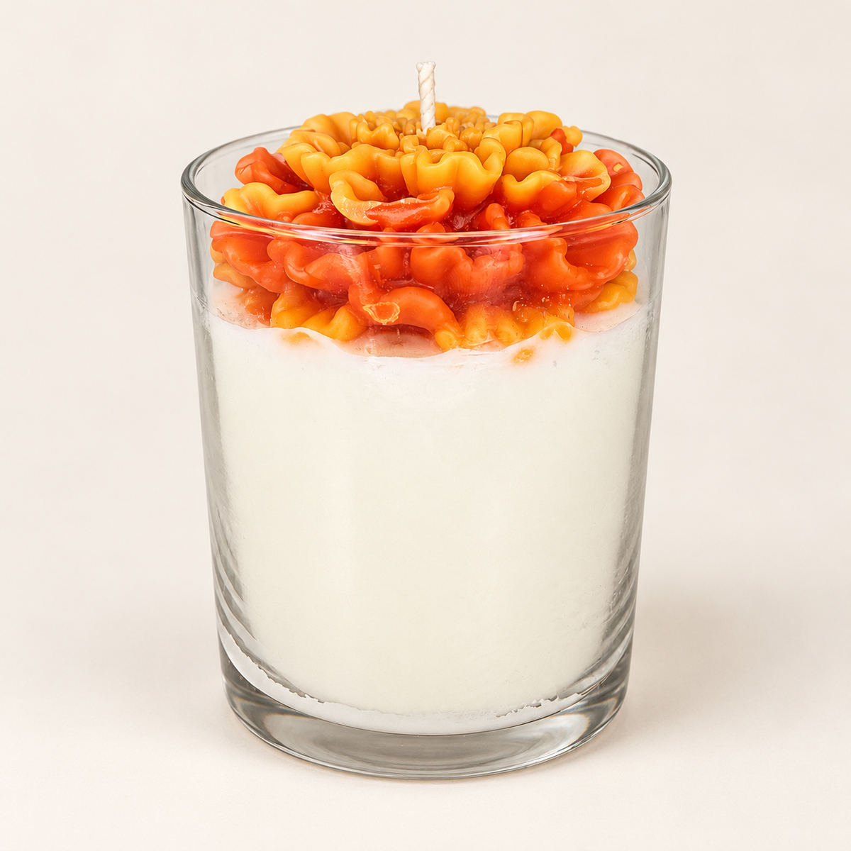 Cempasúchil Sol Candle
