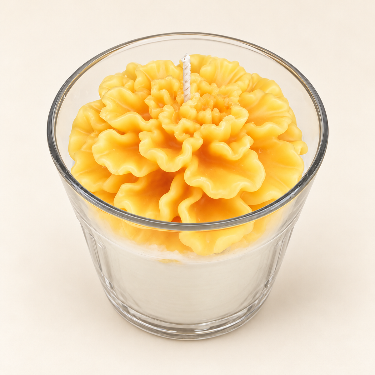Cempasúchil Sol Candle