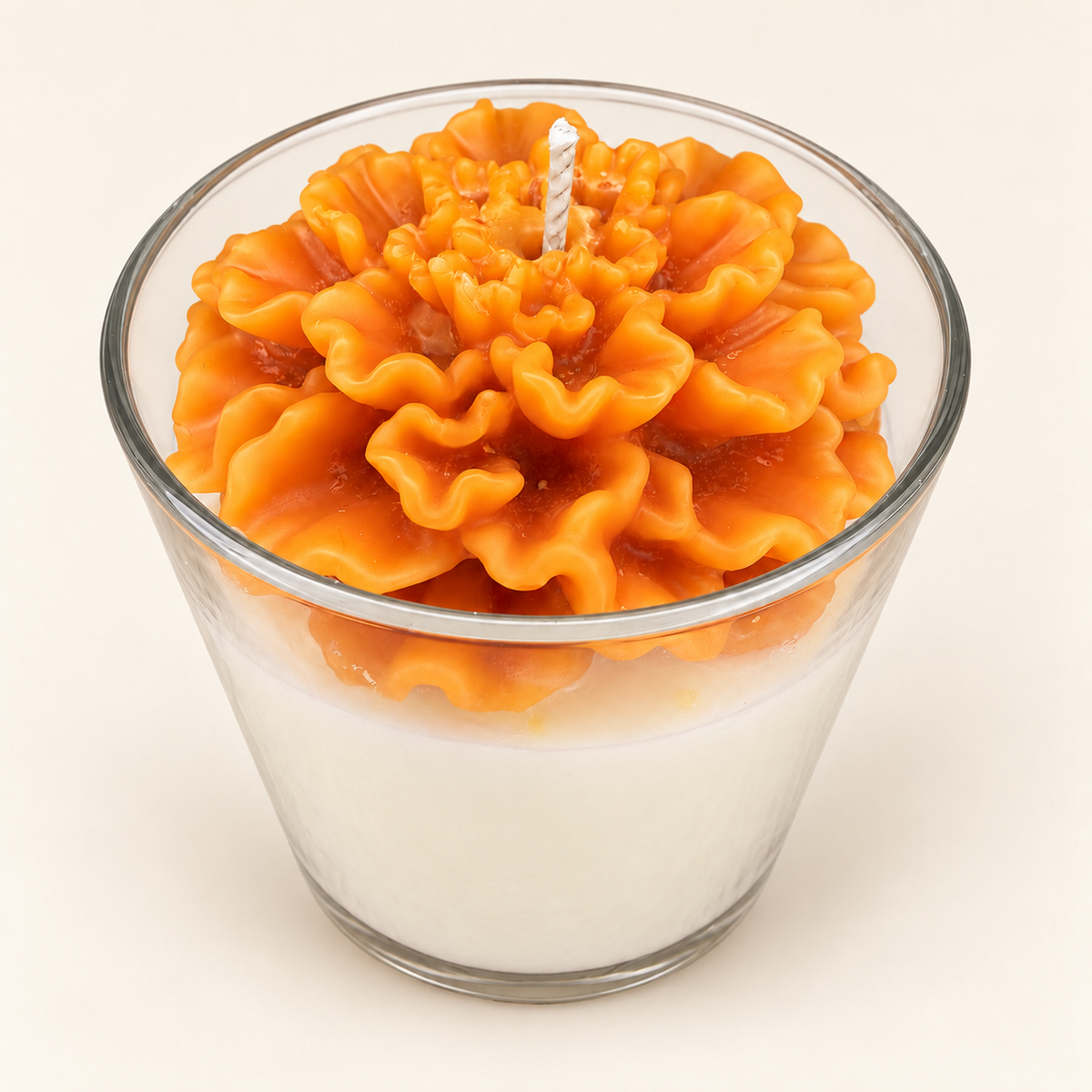 Cempasúchil Sol Candle